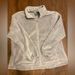Free2B Gray Fleece Zip-Up Jacket
